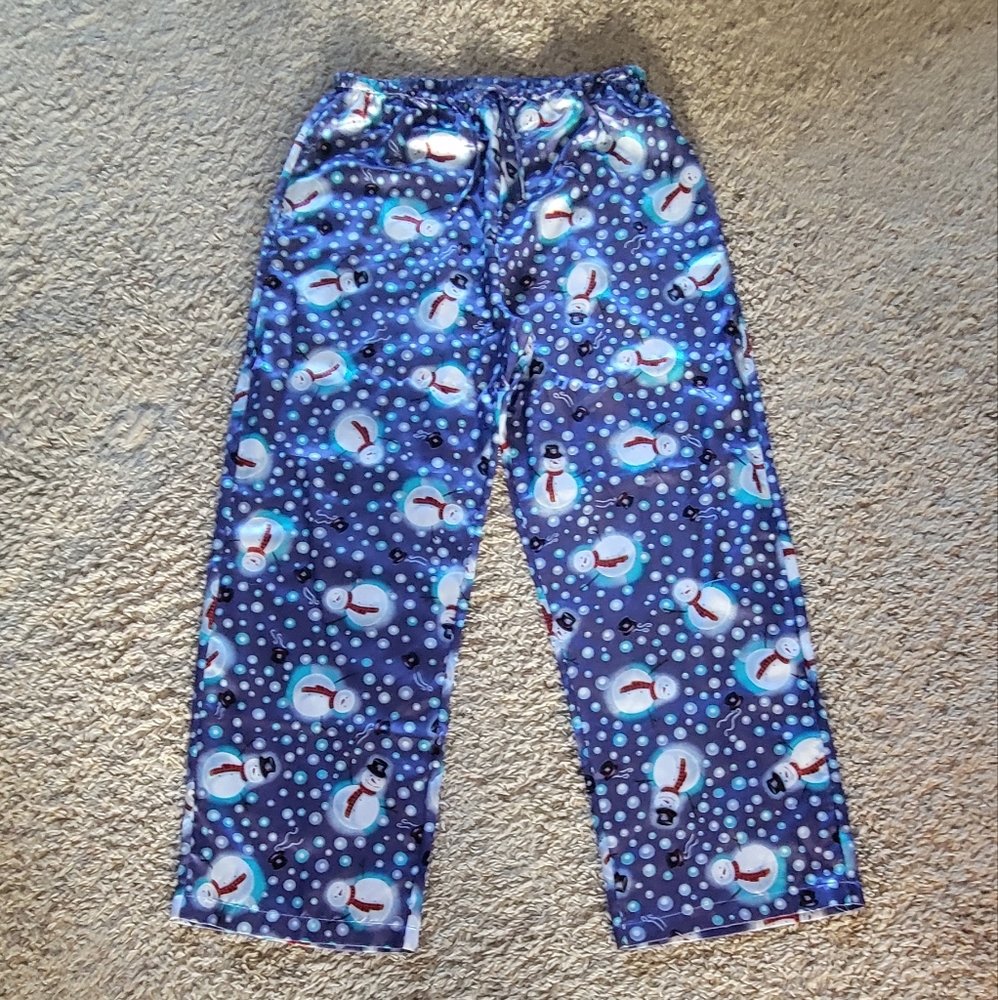 Silky Snowman PJ pants